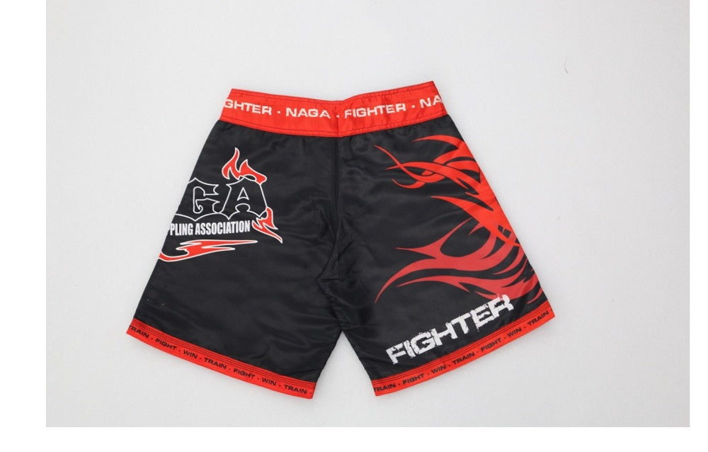 NAGA BLACK TRIBAL BOARD SHORTS