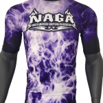 NAGA PURPLE SMOKE RASH GUARD