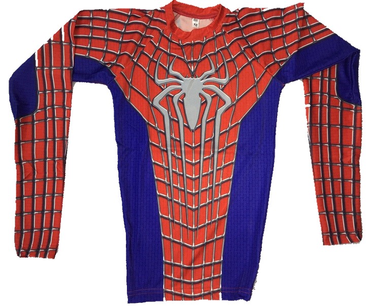 NAGA SPIDERMAN LS RASH GUARD NAGA Clothing & Merchandise